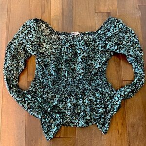 Anthropologie off the shoulder shirt. Size large
